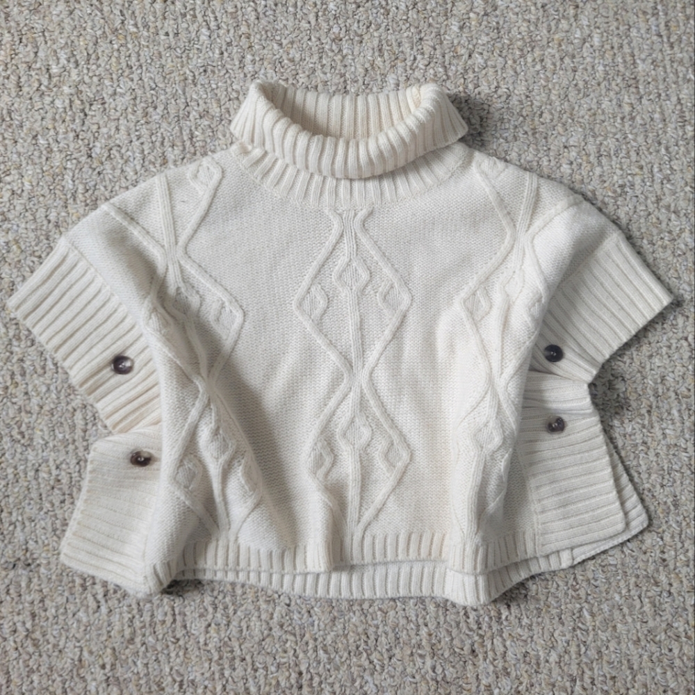 Cute White Turtleneck Sweater